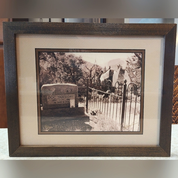Framed Doc Holliday graveside print "Reunion" by Kelsey Cain - Picture 1 of 11